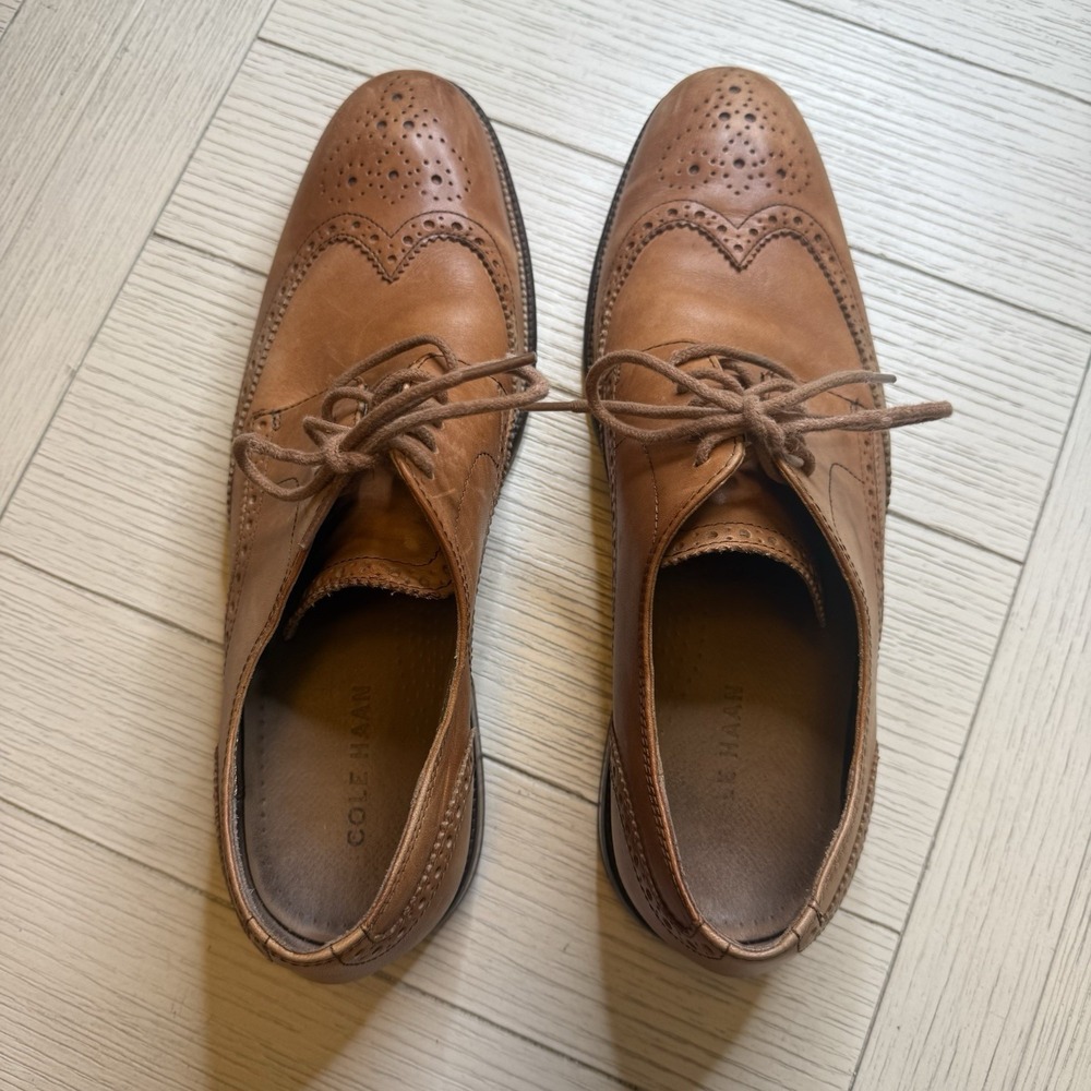 Cole Haan Harrison Original Grand Wingtip Oxford Mens Lace up Dress Shoe‎ 10.5M